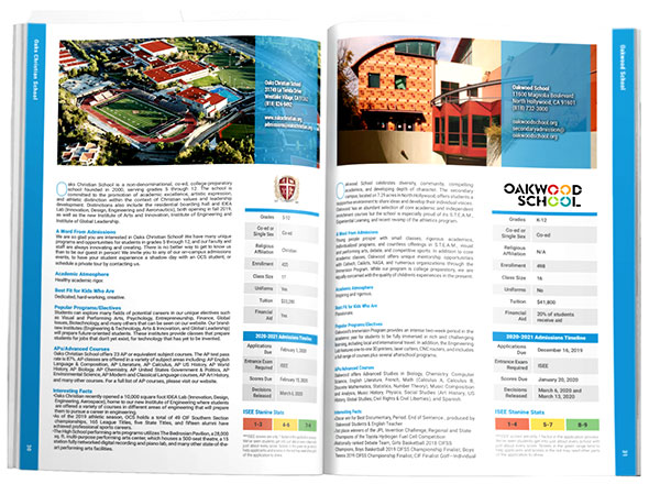 LA School Guide Book - Inside