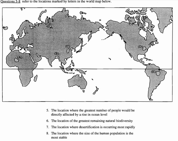 Map of where population stability exists