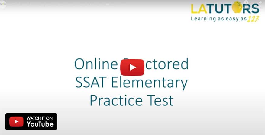 SSAT Elementary Diag