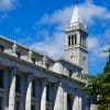 View of a college building at University of California, Berkeley